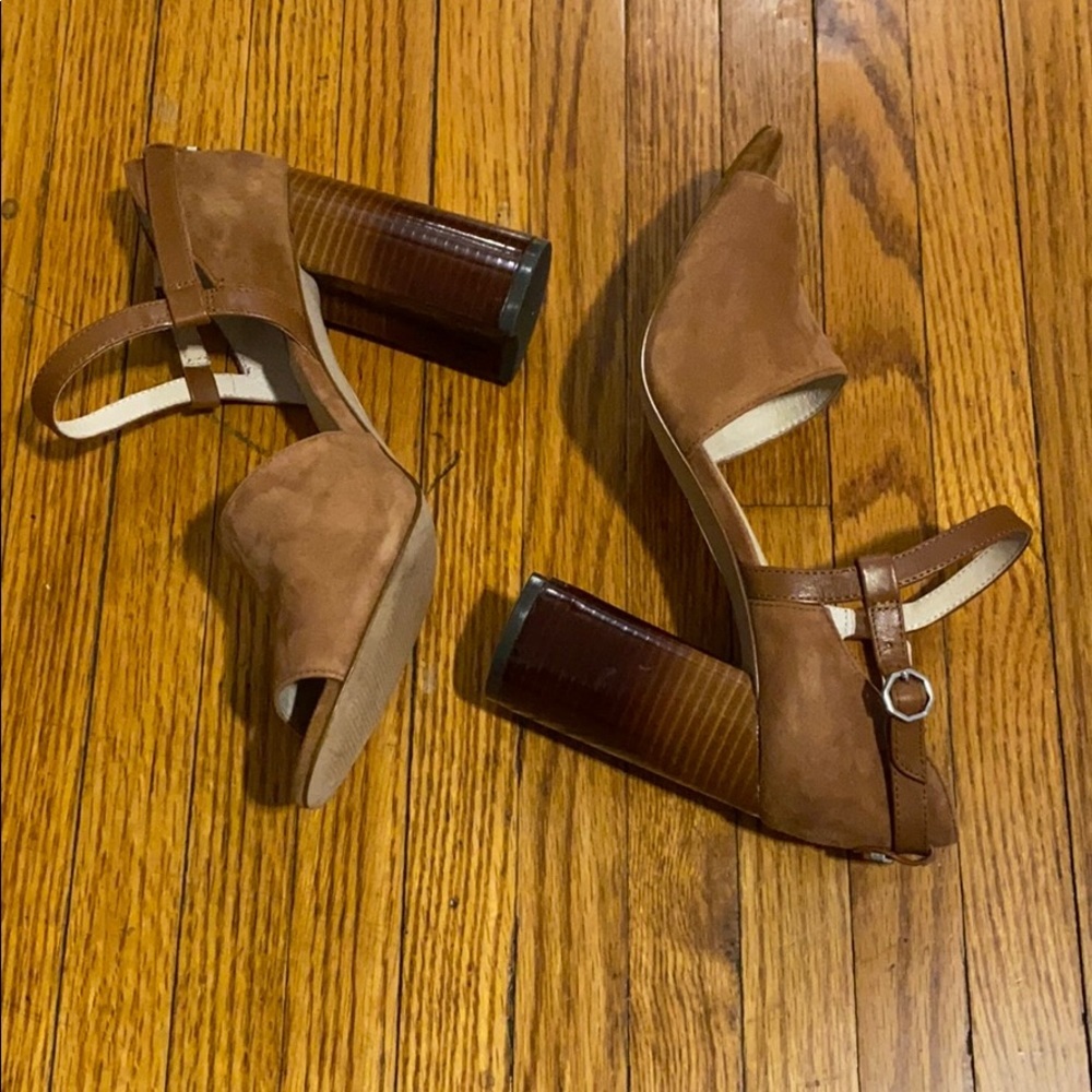 Louise Et Cie Two Toned Block Heels